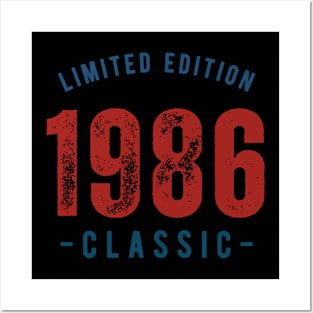 Limited Edition Classic 1986 Posters and Art